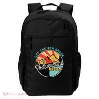 Back To School Funny Let The 8th Grade Adventure Begin Backpack thumb 0