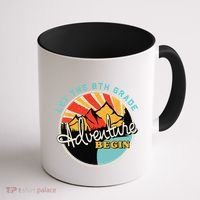 Back To School Funny Let The 8th Grade Adventure Begin Coffee Mug thumb 1