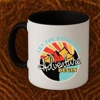 Back To School Funny Let The 8th Grade Adventure Begin Coffee Mug thumb 2