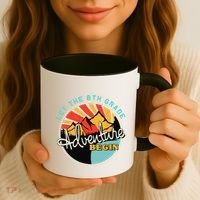 Back To School Funny Let The 8th Grade Adventure Begin Coffee Mug thumb 3