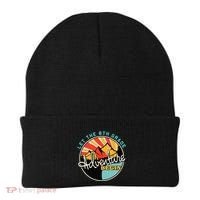 Back To School Funny Let The 8th Grade Adventure Begin Beanie thumb 0