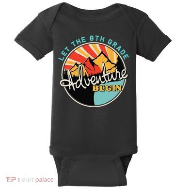 Back To School Funny Let The 8th Grade Adventure Begin Baby Bodysuit