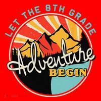 Back To School Funny Let The 8th Grade Adventure Begin Santa Hat thumb 1
