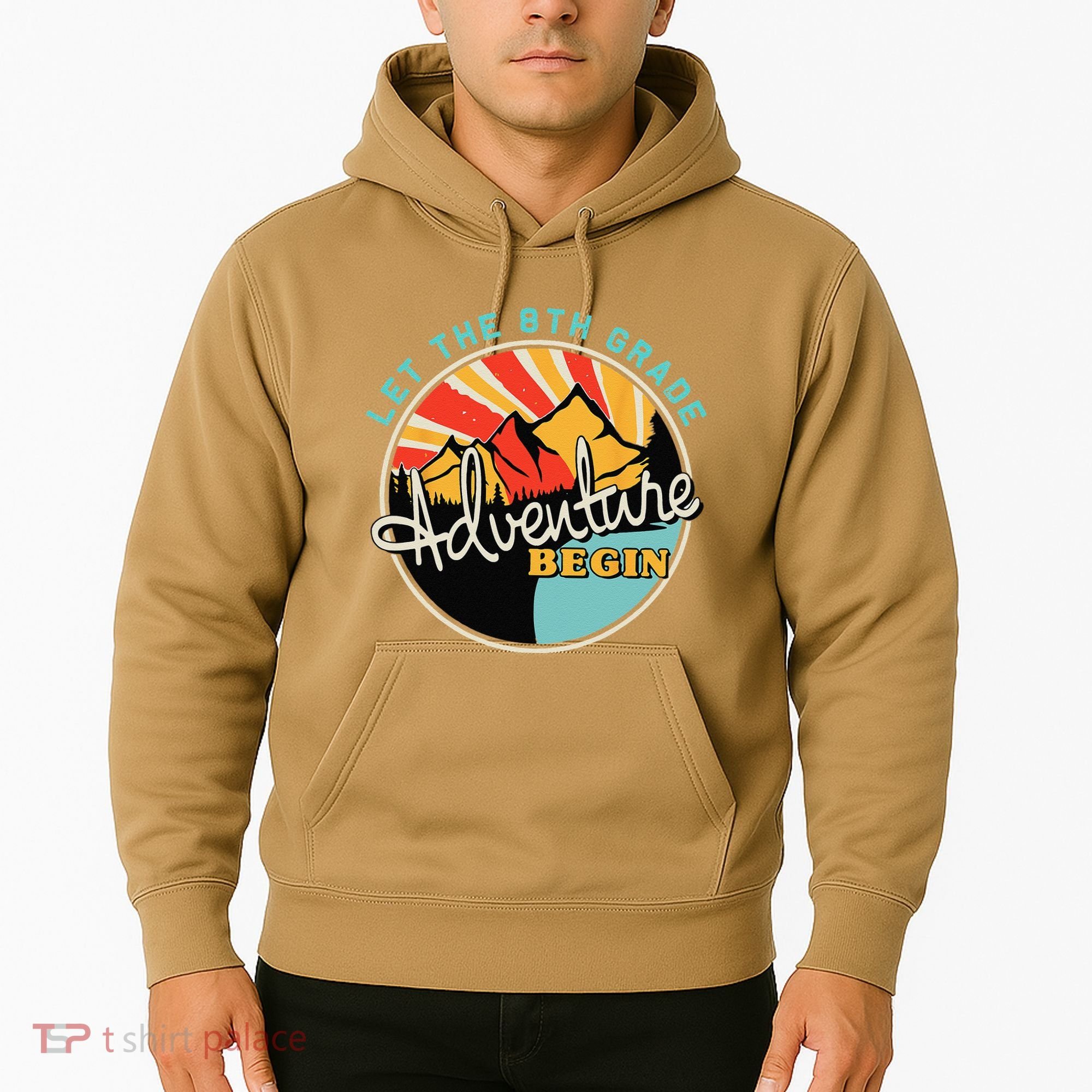 Back To School Funny Let The 8th Grade Adventure Begin Hoodie