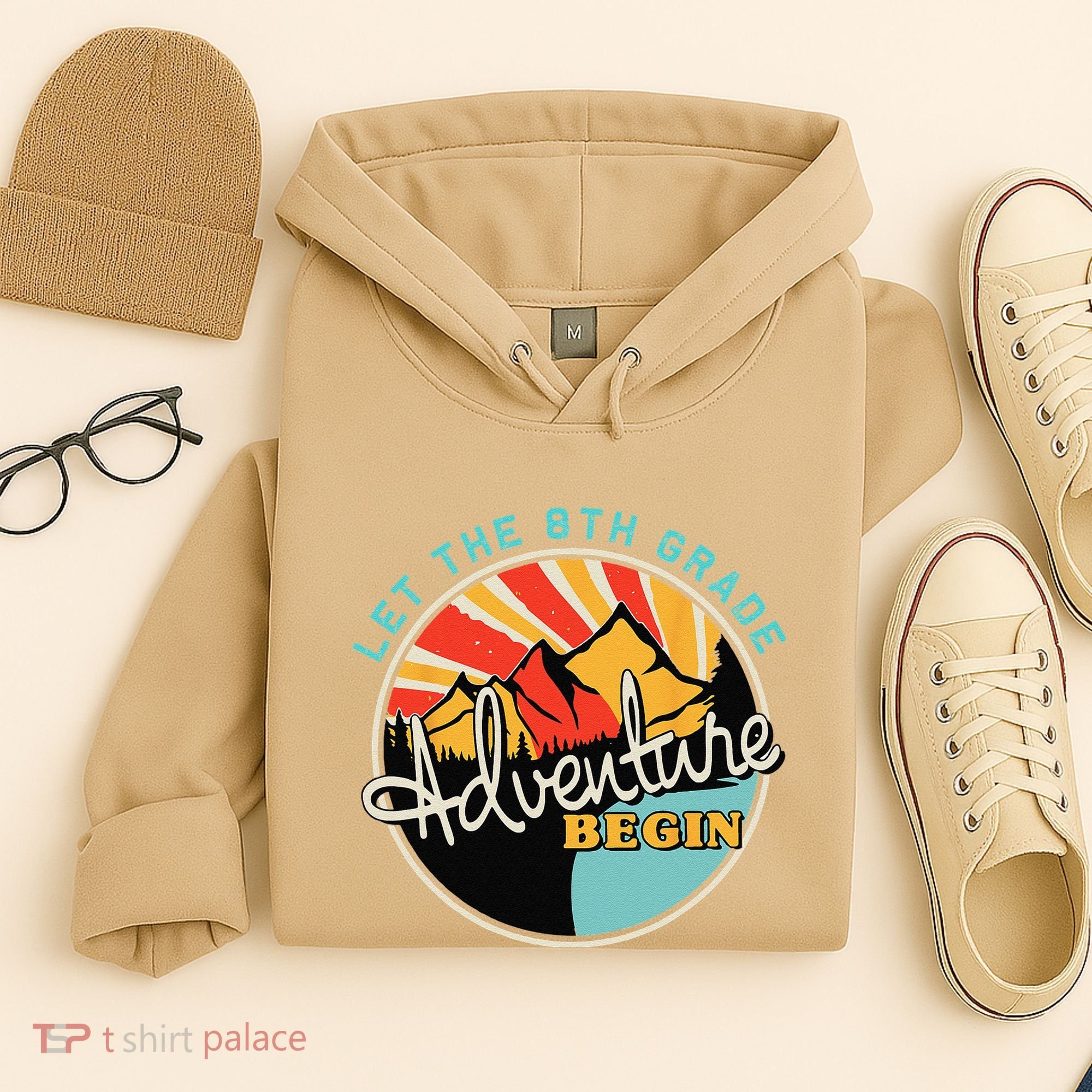 Back To School Funny Let The 8th Grade Adventure Begin Hoodie