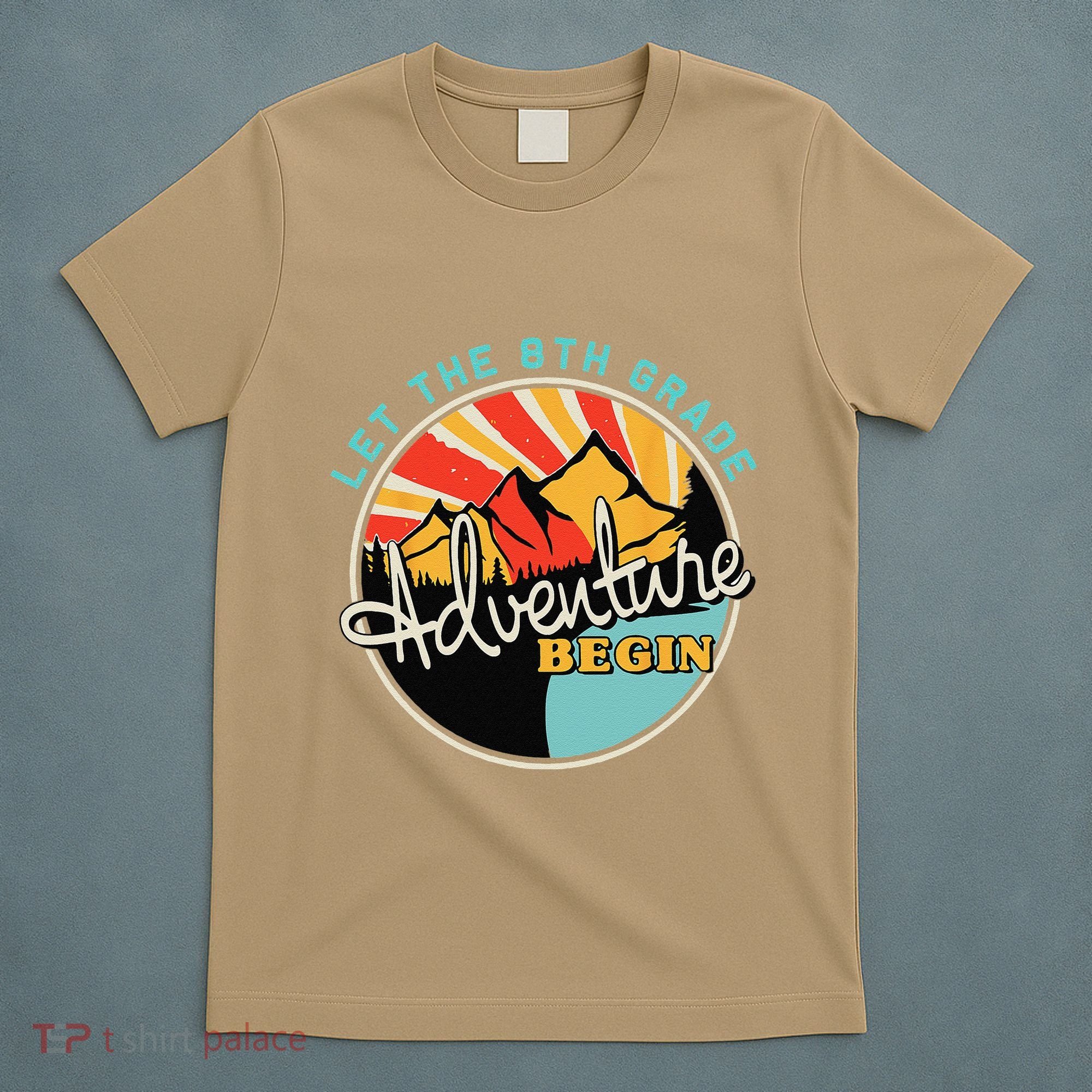 Back To School Funny Let The 8th Grade Adventure Begin T-Shirt