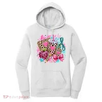 Back To School Leopard Print Cute School Supplies Women's Hoodie thumb 0