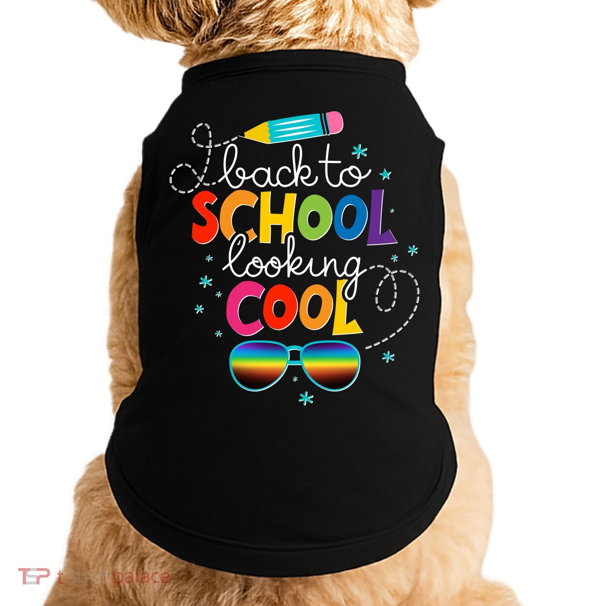 Back To School Looking Cool Doggie Tank