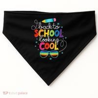 Back To School Looking Cool USA-Made Doggie Bandana thumb 0