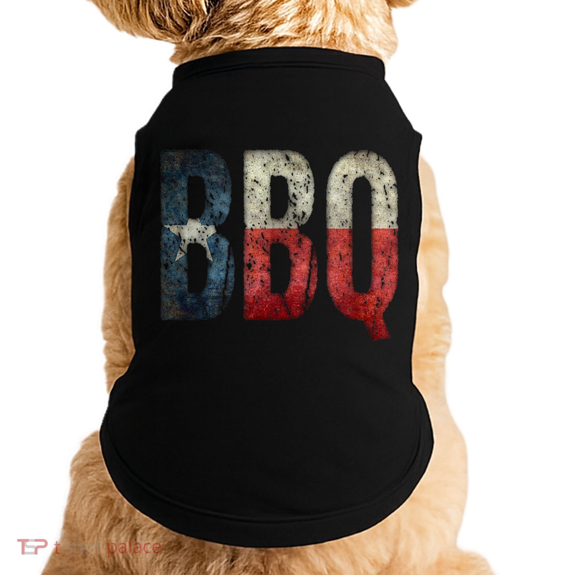 BBQ Texas State Flag Barbecue Doggie Tank