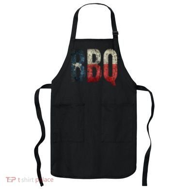 BBQ Texas State Flag Barbecue Apron