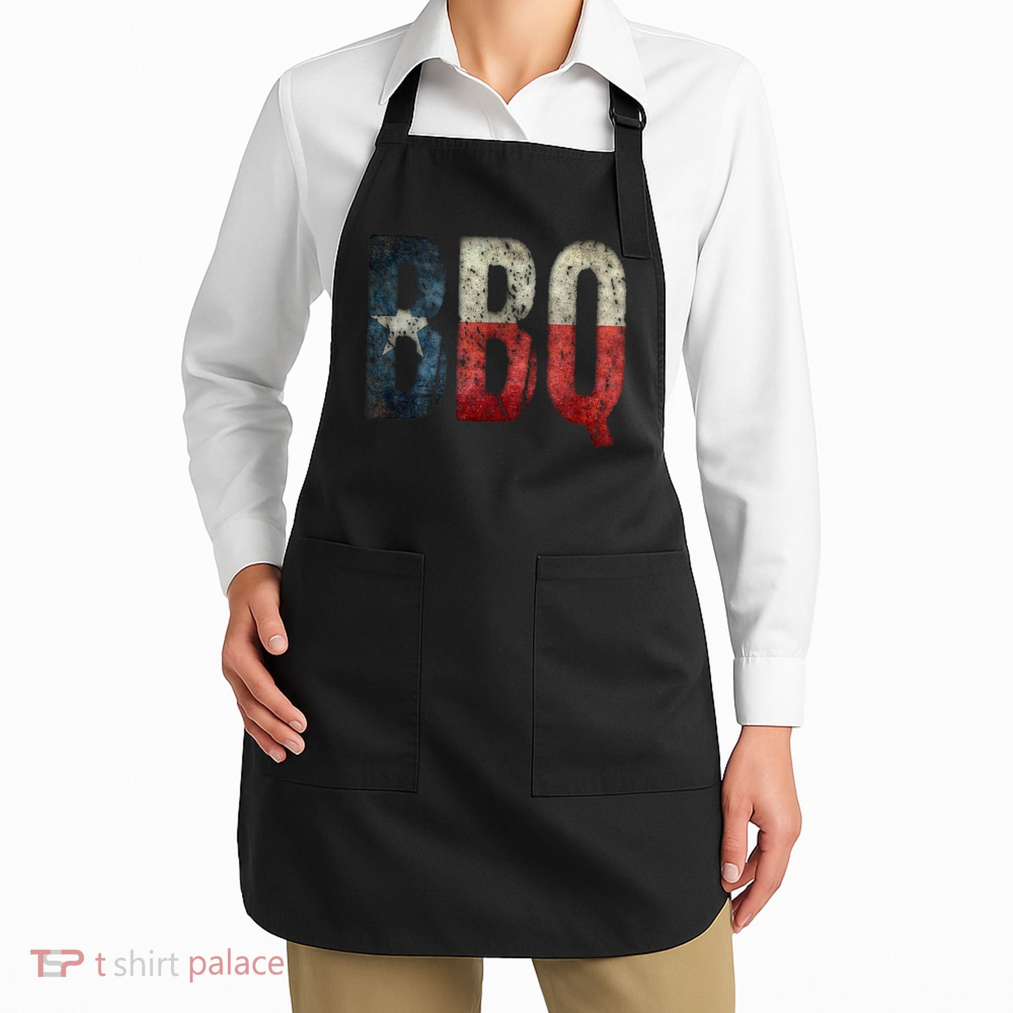 BBQ Texas State Flag Barbecue Apron