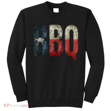 BBQ Texas State Flag Barbecue Sweatshirt