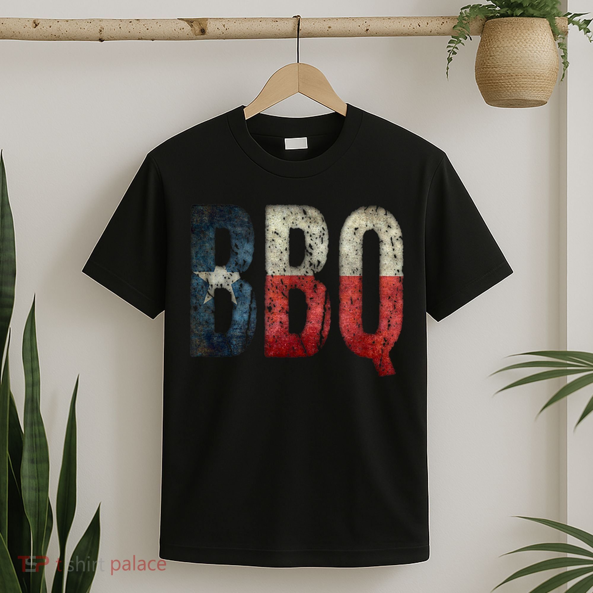 BBQ Texas State Flag Barbecue T-Shirt