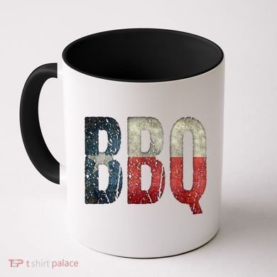 BBQ Texas State Flag Barbecue Coffee Mug