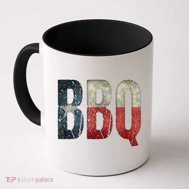 BBQ Texas State Flag Barbecue Coffee Mug