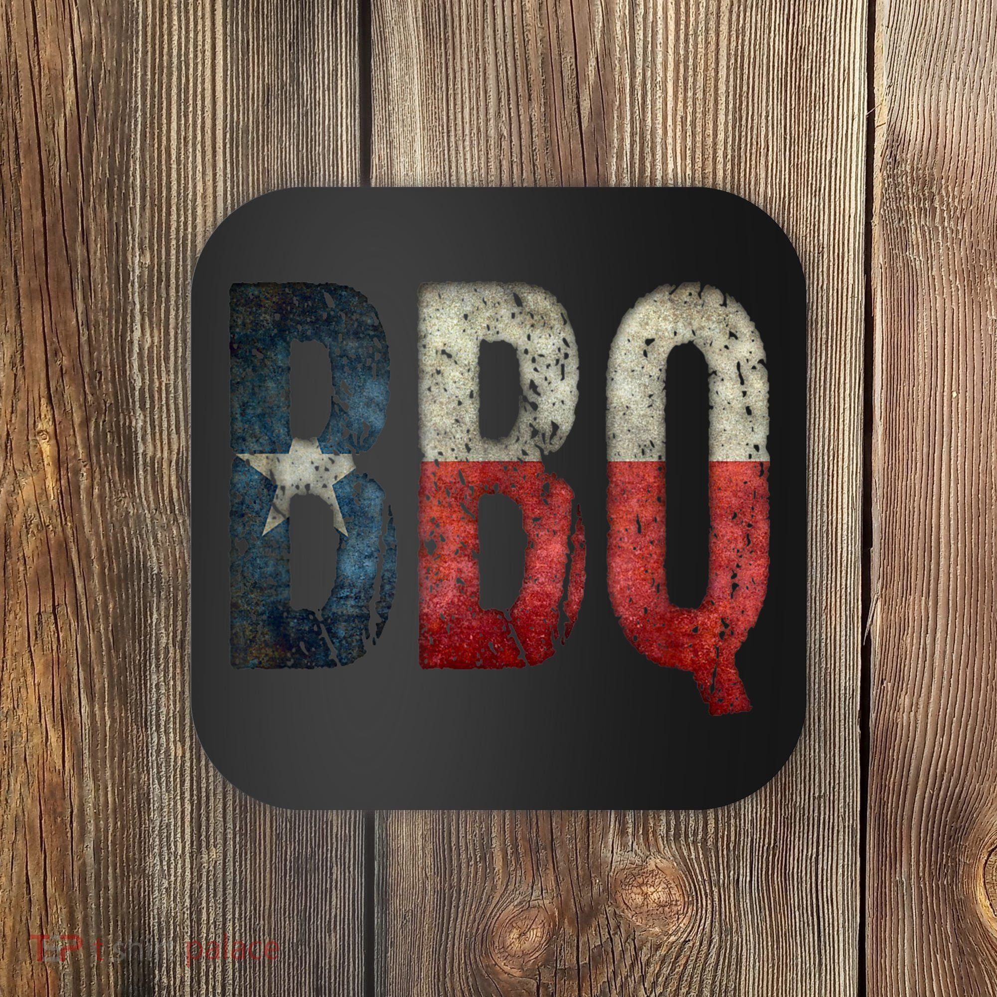 BBQ Texas State Flag Barbecue Coaster