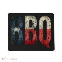 BBQ Texas State Flag Barbecue Mousepad thumb 0