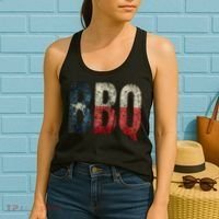 BBQ Texas State Flag Barbecue Women's Tank Top thumb 2