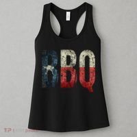 BBQ Texas State Flag Barbecue Women's Tank Top thumb 3