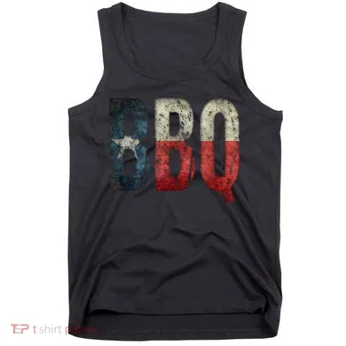 BBQ Texas State Flag Barbecue Tank Top