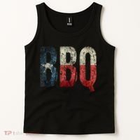 BBQ Texas State Flag Barbecue Tank Top thumb 2