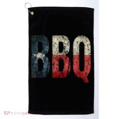 BBQ Texas State Flag Barbecue Golf Towel