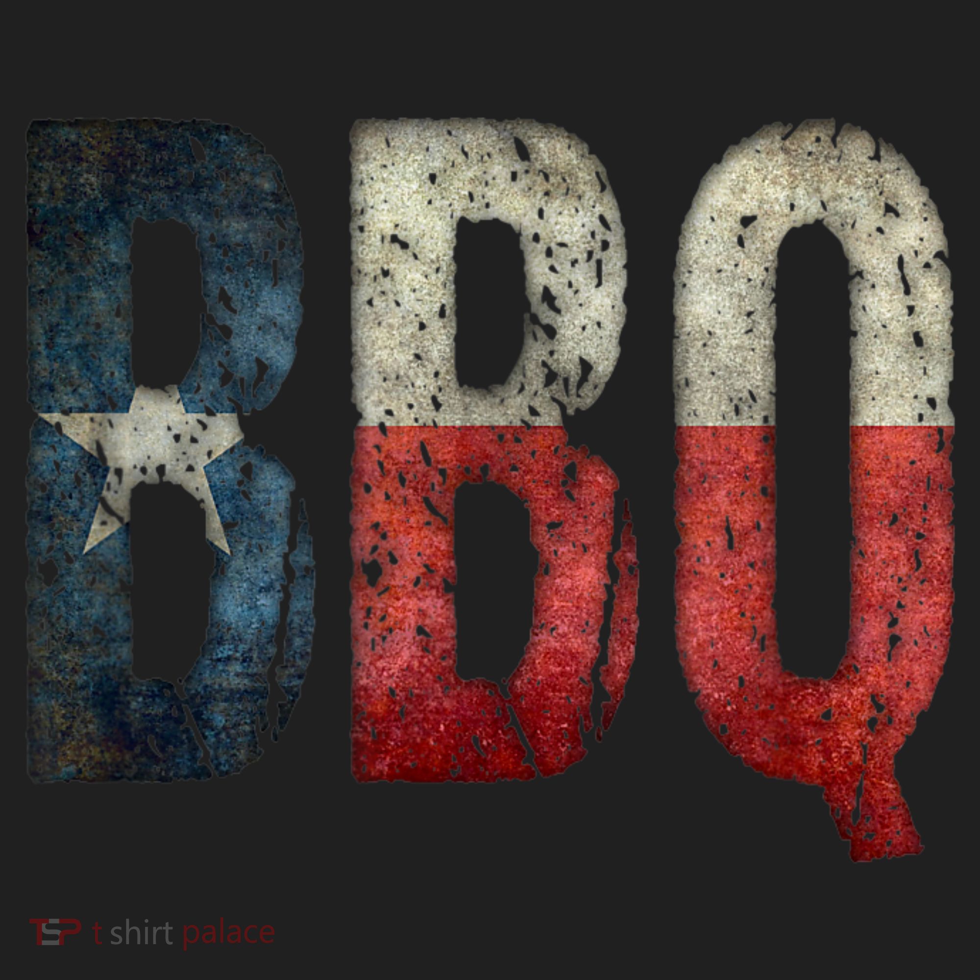 BBQ Texas State Flag Barbecue Golf Towel