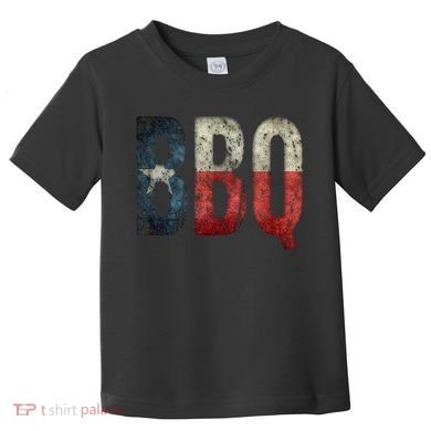 BBQ Texas State Flag Barbecue Toddler T-Shirt