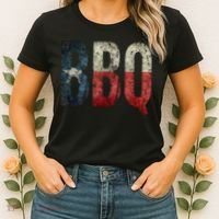 BBQ Texas State Flag Barbecue Women's T-Shirt thumb 2