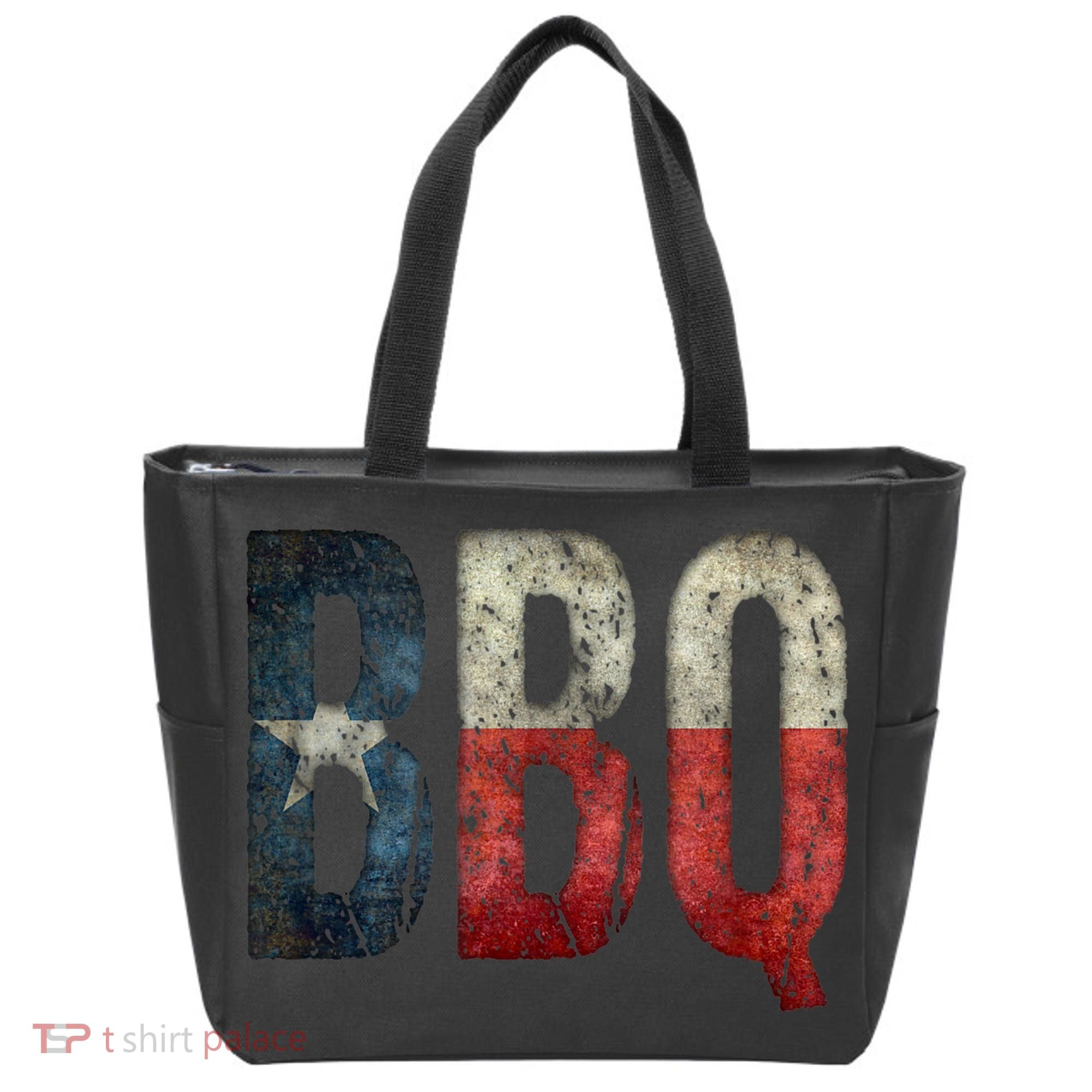 BBQ Texas State Flag Barbecue Tote Bag