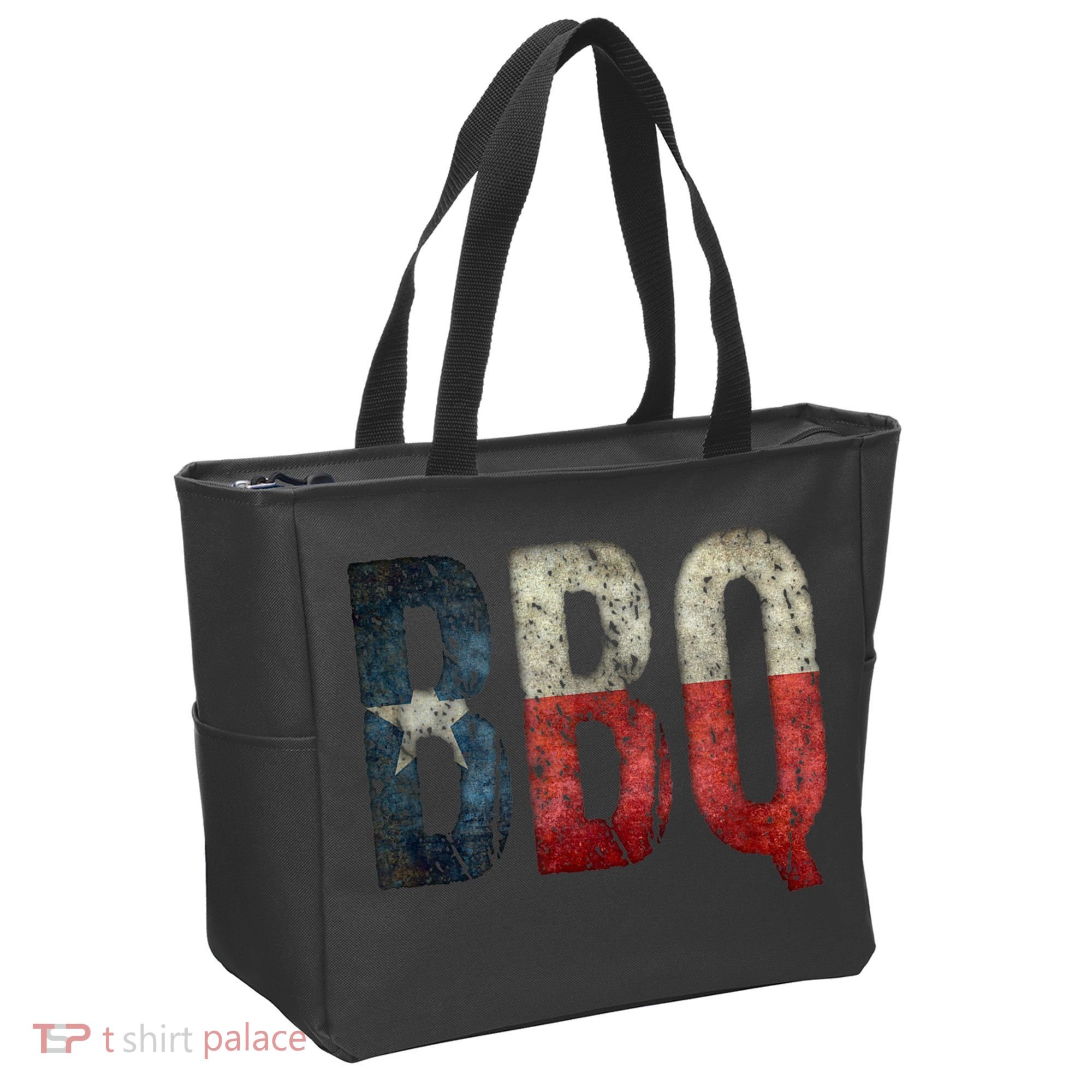 BBQ Texas State Flag Barbecue Tote Bag