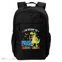 Back To School I'm Ready To Crush Second Grade Dinosaur Backpack thumb 0