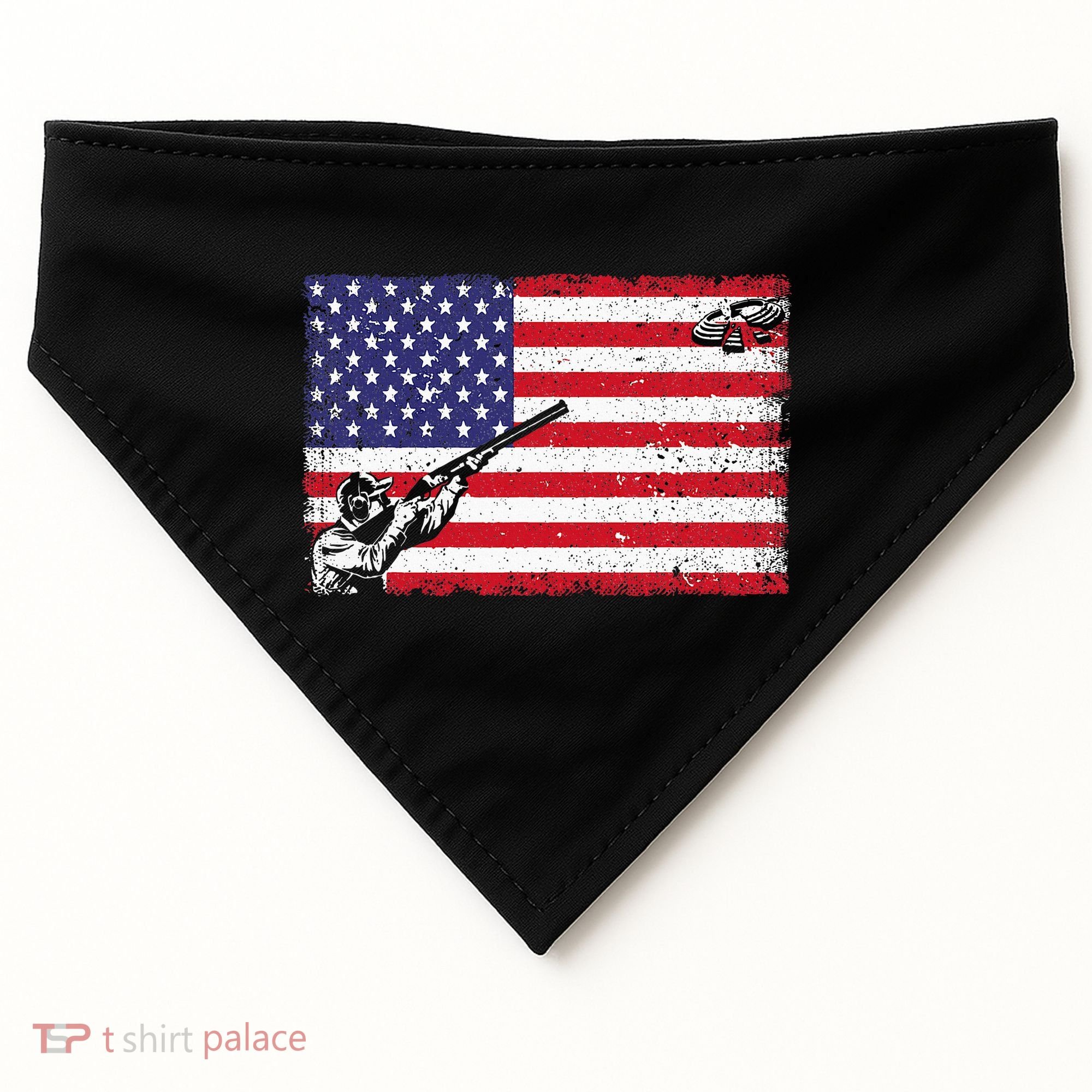 Best Trap Shooting Skeet Shooting Clay Target USA-Made Doggie Bandana