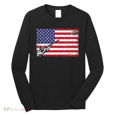 Best Trap Shooting Skeet Shooting Clay Target Long Sleeve Shirt