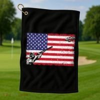Best Trap Shooting Skeet Shooting Clay Target Golf Towel thumb 1