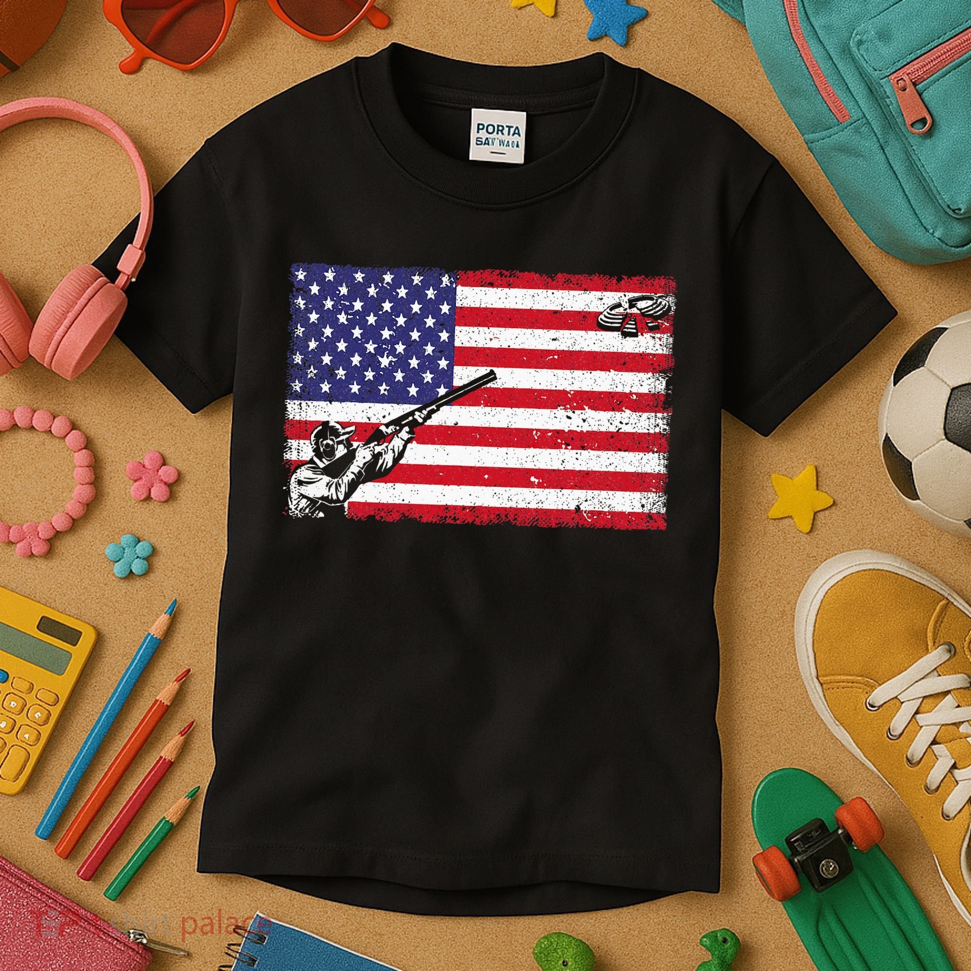 Best Trap Shooting Skeet Shooting Clay Target Kids T-Shirt
