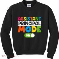 Back To School Assistant Principal Mode On Kids Sweatshirt thumb 0