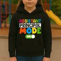 Back To School Assistant Principal Mode On Kids Hoodie thumb 3