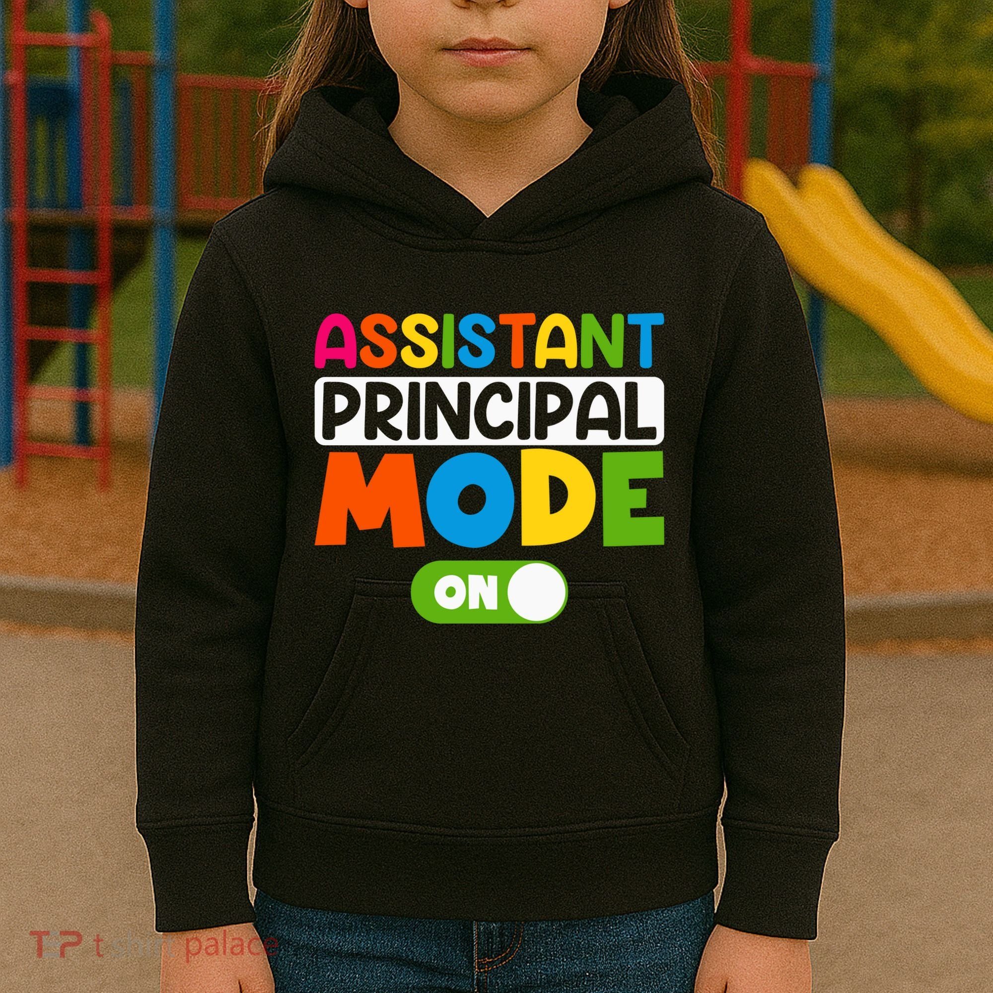 Back To School Assistant Principal Mode On Kids Hoodie