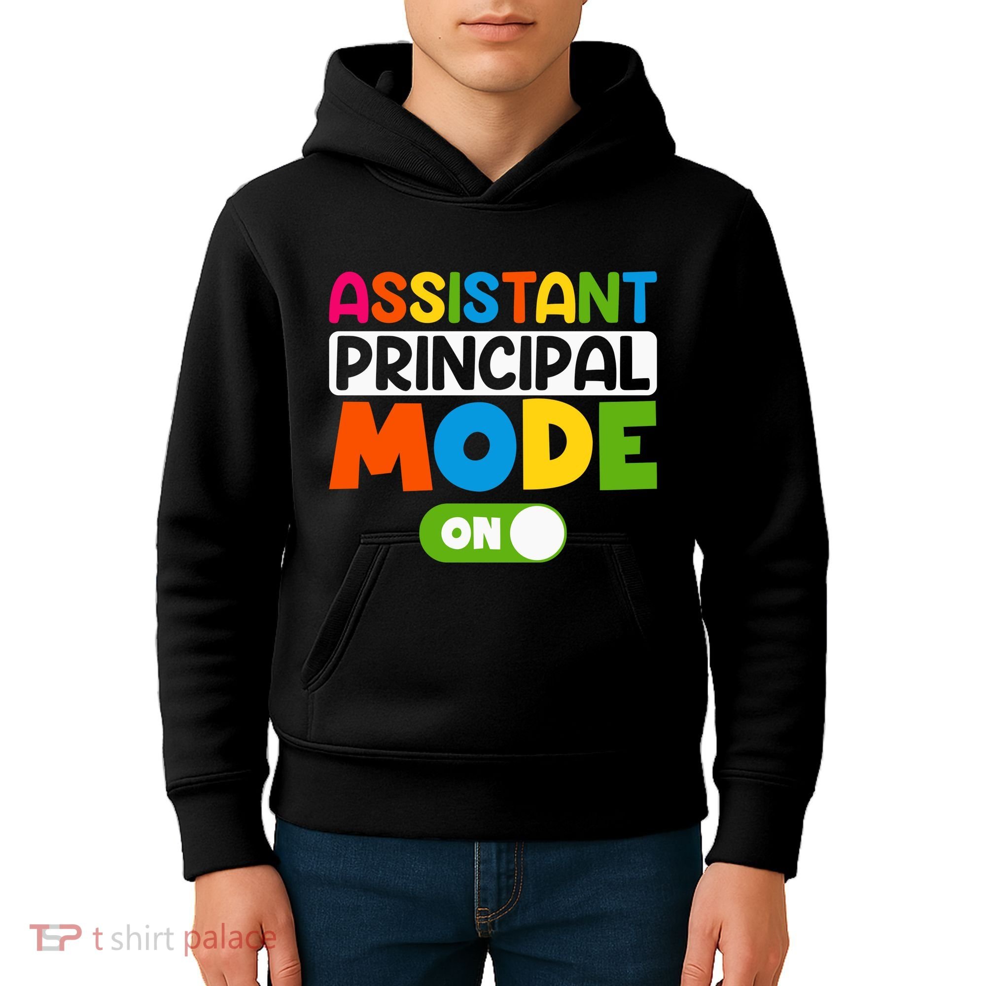 Back To School Assistant Principal Mode On Kids Hoodie
