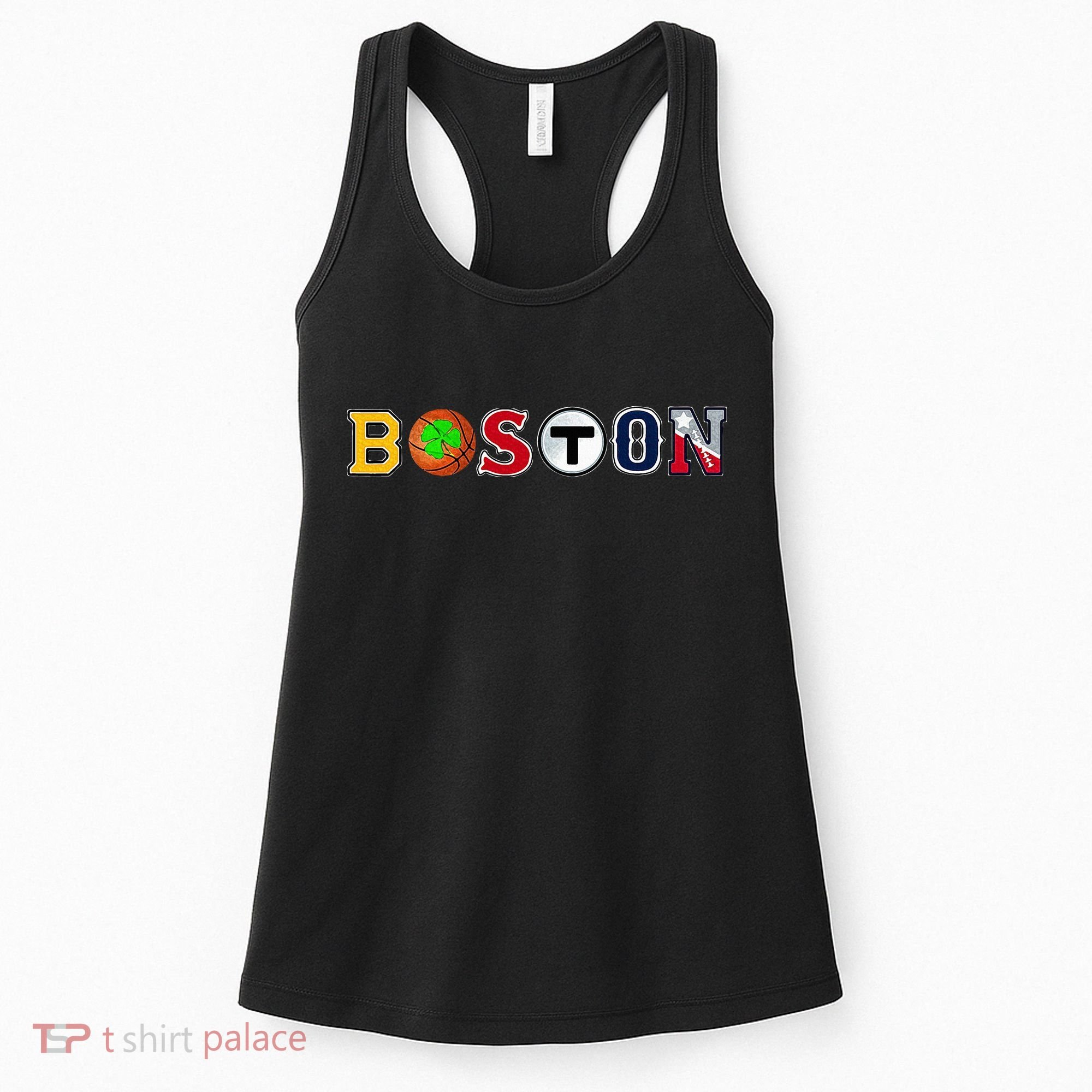 Bawston Townie Sports Fan Boston Mass New England Proud Women's Tank Top