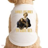 Born To Serve Christian Boss Motivational Funny Doggie Tank thumb 0
