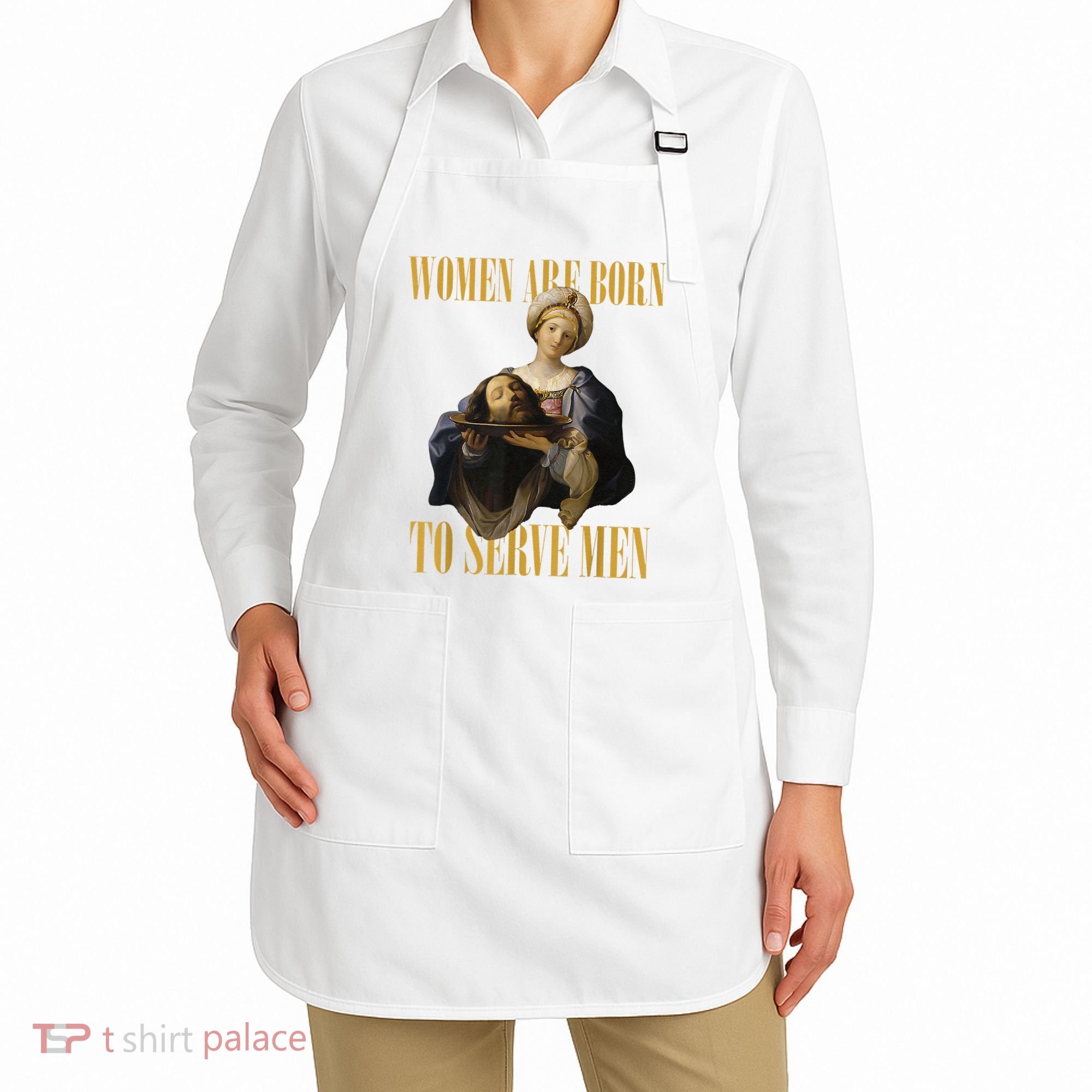 Born To Serve Christian Boss Motivational Funny Apron