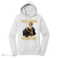 Born To Serve Christian Boss Motivational Funny Women's Hoodie thumb 0