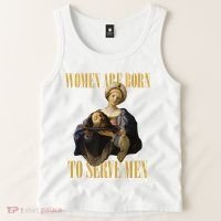 Born To Serve Christian Boss Motivational Funny Tank Top thumb 2