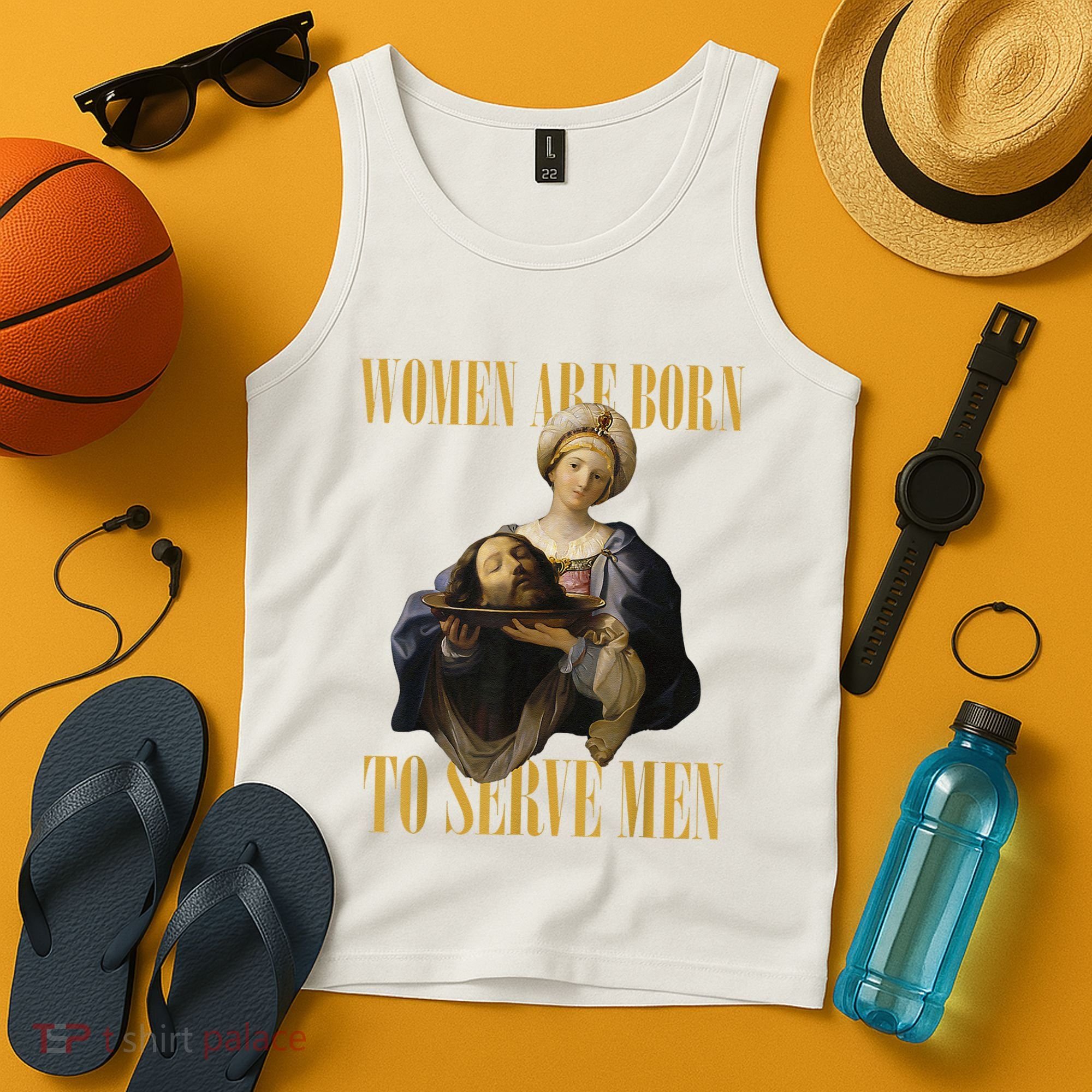 Born To Serve Christian Boss Motivational Funny Tank Top