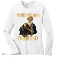 Born To Serve Christian Boss Motivational Funny Women's Long Sleeve Shirt thumb 0