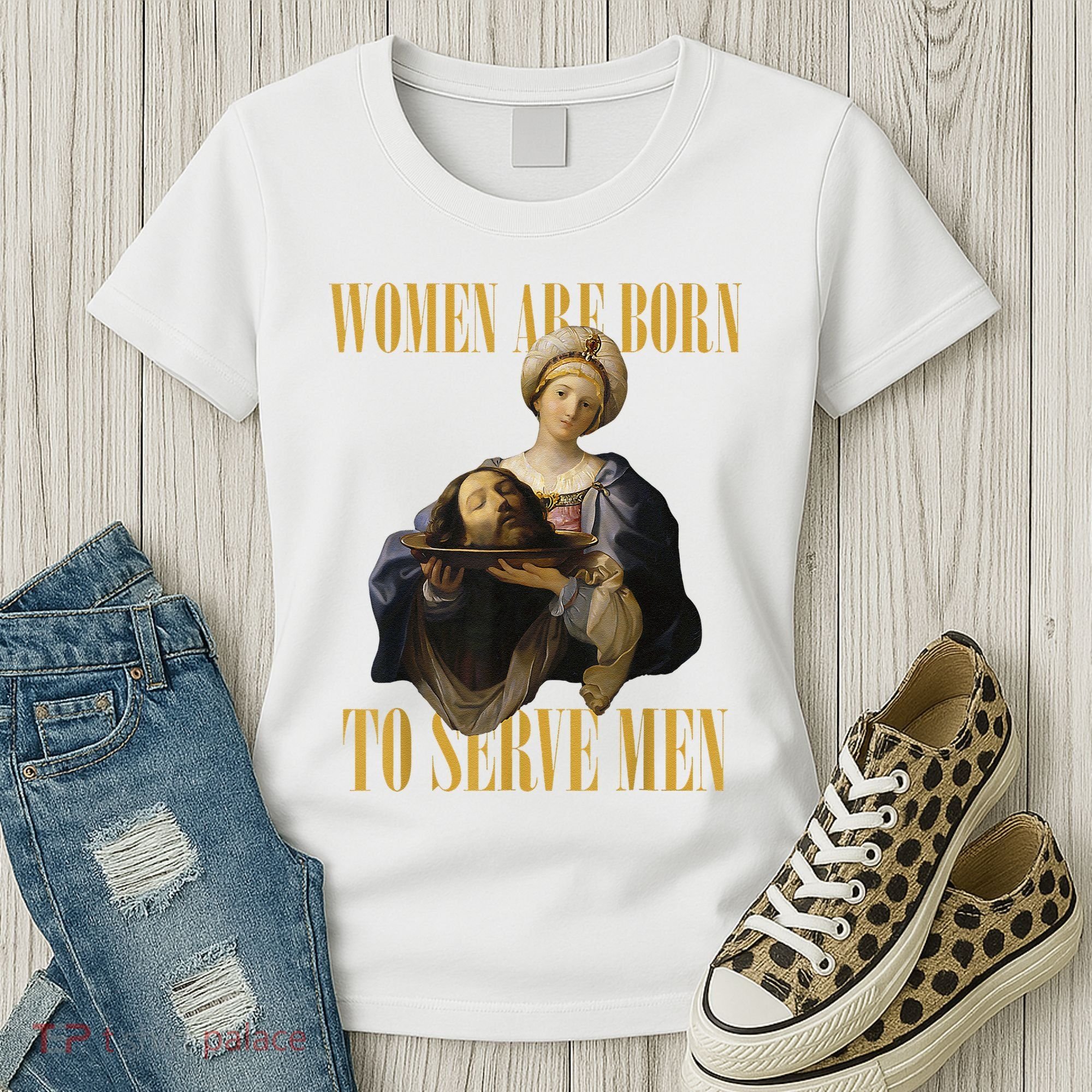 Born To Serve Christian Boss Motivational Funny Women's T-Shirt