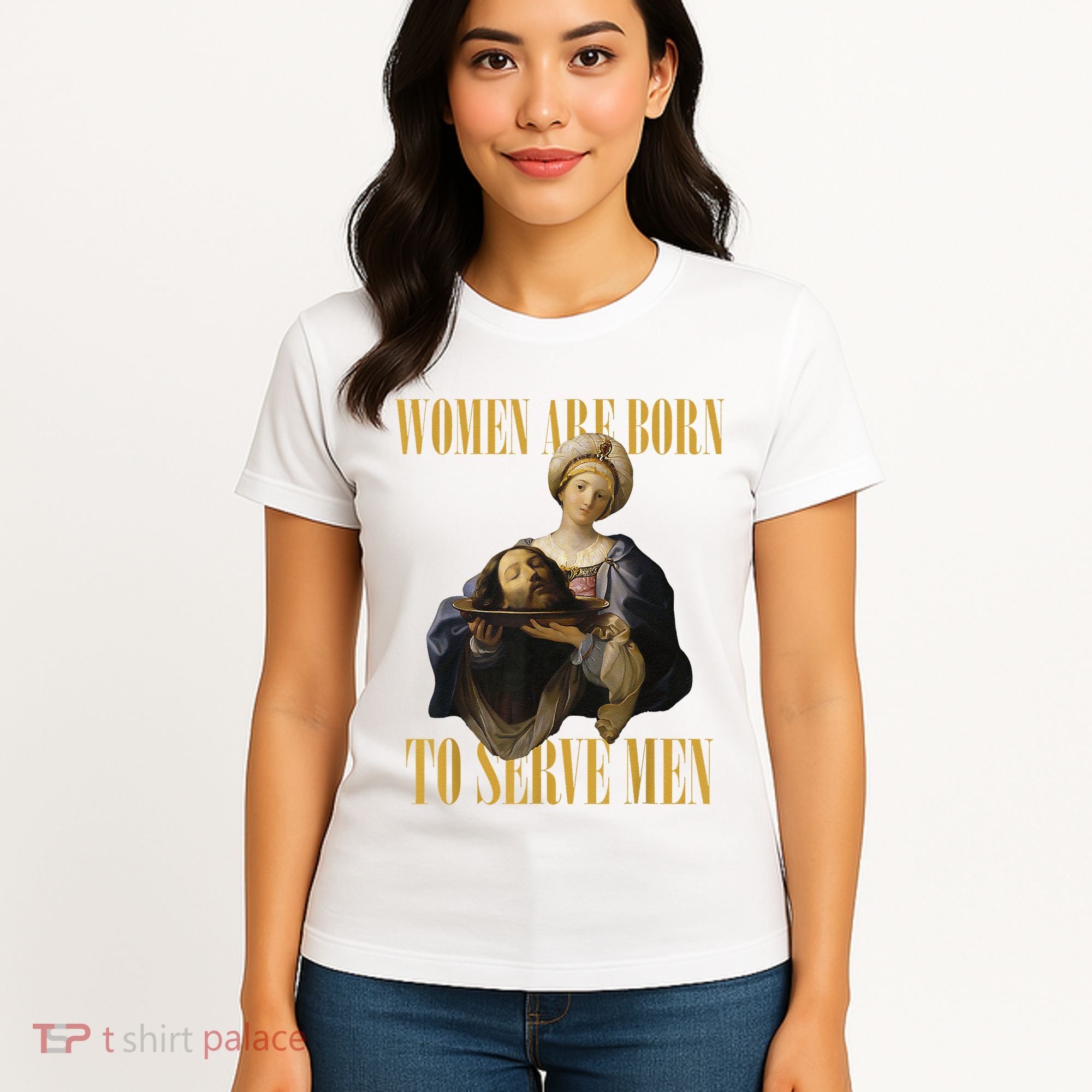 Born To Serve Christian Boss Motivational Funny Women's T-Shirt
